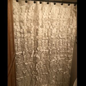 Cream Shower Curtain